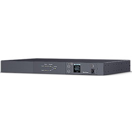 CyberPower PDU24005 - Unidad de Distribución de Alimentación ATS en Rack 1U - 16A - 2 Entradas IEC C20 - 10 Salidas (2x IEC C19 y 8x IEC C13) - con Pantalla LCD y USB